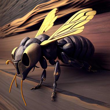 3D model Hylaeus annulatus (STL)